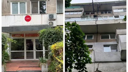 GALERIE FOTO Evacuare de urgență a locatarilor unui bloc cu bulină roșie din Drumul Taberei. O fisură uriașă a apărut între două scări, de la etajul 5 până la etajul 8