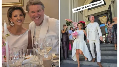 Florin Răducioiu s-a căsătorit. Imagini spectaculoase de la cununia civilă a fostului fostbalist