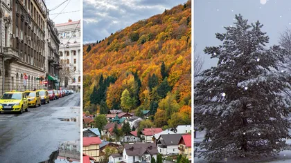 Prognoza meteo 27 octombrie 2026. Ploi și ninsori în următoarele ore. La munte se va depune strat de zăpadă