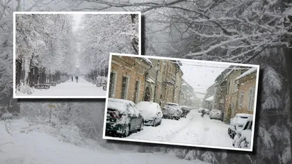 Alerte meteo cod galben. ANM anunță ploi abundente, ninsori și îngheț în weekend