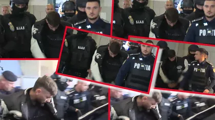 Vlad Bălţăţeanu, ucigaşul fetei din valiză, a fost adus marţi în ţară. Criminalul Valentinei, escortat de mascați pe Otopeni
