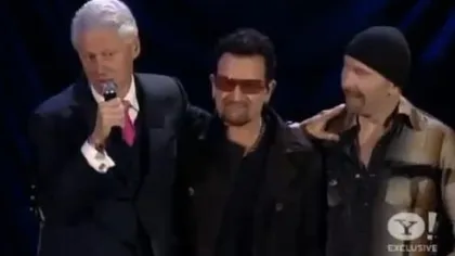 Super-concert U2 pentru Fundaţia Clinton VIDEO
