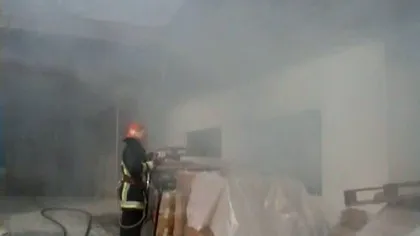 Incendiu puternic în Suceava