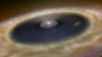 Formarea unei planete, observată pentru prima oară de astronomi FOTO