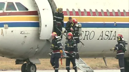 Simulare de accident aviatic pe Aeroportul Otopeni