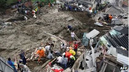 Alunecări de teren ucigaşe în Columbia: 24 de morţi
