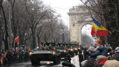 Peste 1.500 de militari şi tehnică MApN, MAI, SRI şi SPP vor defila de 1 Decembrie în Bucureşti