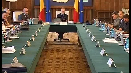 Bugetul pentru 2012, dezbătut de miniştrii cabinetului Boc
