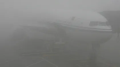 Patru curse aeriene au întârzieri din cauza ceţii de pe Aeroportul Internaţional din Cluj-Napoca