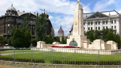 Mesaje iredentiste pe monumentul, vandalizat, al eroilor sovietici din Budapesta
