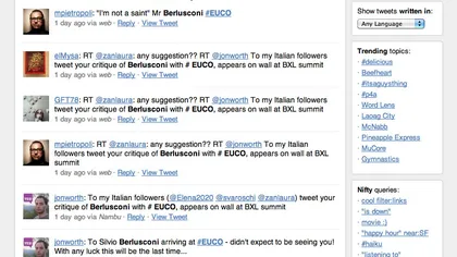 Val de reacţii pe Twitter la anunţul demisiei lui Silvio Berlusconi