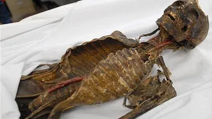 O mumie, returnată după cinci ani petrecuţi într-o secţie de poliţie