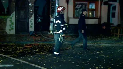 Incendiu la o pizzerie din centrul Bucureştiului VIDEO