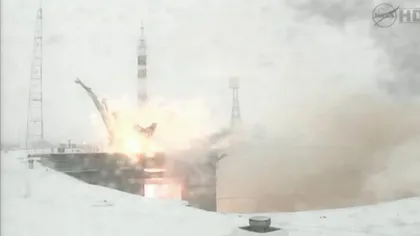 O capsulă Soyuz a fost lansată luni către Staţia Spaţială Internaţională