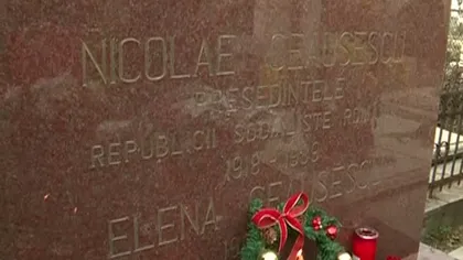 Odă conducătorului iubit: Nostalgicii s-au adunat la mormântul lui Nicolae Ceauşescu VIDEO