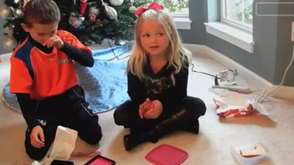 Cum reacţionează copiii când primesc cadouri oribile VIDEO