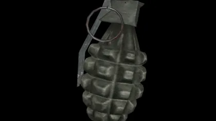 Argeş: O grenadă în stare de funcţionare, găsită lângă un coş de gunoi