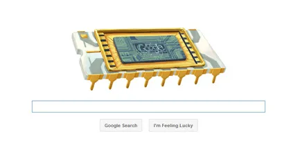 Google îl sărbătoreşte pe inventatorul Robert Noyce cu un logo deosebit