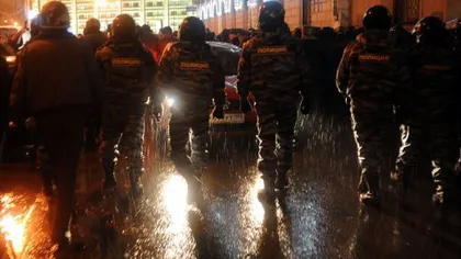 Arestări şi proteste violente la Moscova, pentru a doua zi consecutivă