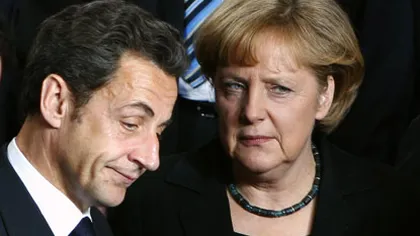 Întâlnire decisivă pentru viitorul euro. Sarkozy şi Merkel se reunesc la Paris