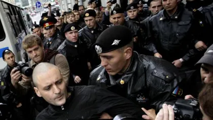 Opozant rus de extremă-stânga, condamnat la zece zile de închisoare
