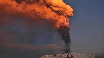 Vulcanul Etna a erupt GALERIE FOTO