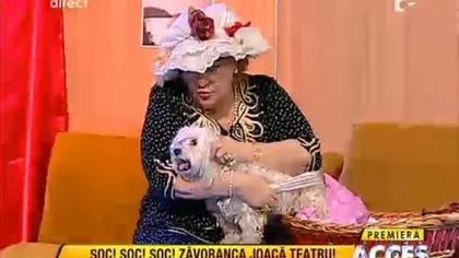 Mărioara Zăvoranu s-a apucat de actorie. Vezi cum s-a descurcat în piesa Bubico VIDEO