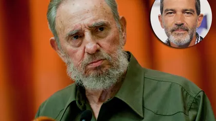 Antonio Banderas, în rolul lui Fidel Castro, în filmul 
