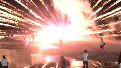 Cel mai înspăimântător foc de artificii VIDEO