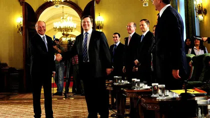 Băsescu şi Franks sunt mulţumiţi de noul Tratat de stabilitate al UE