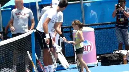 Djokovici, învins la Melbourne de o fată de 12 ani VIDEO