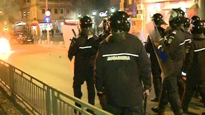 Imagini inedite de la protestul din Capitală, transmise de echipele România TV VIDEO