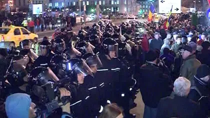 50 de protestatari au fost sancţionaţi pentru tulburarea ordinii publice