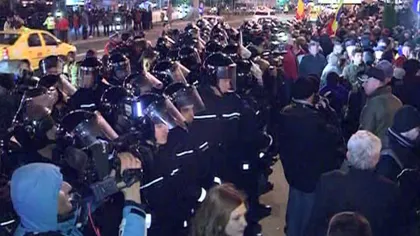 Jandarmii i-au filmat ilegal pe protestatari  VIDEO