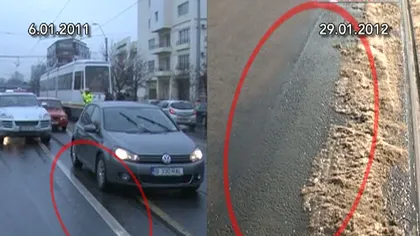 Il Luce nu lasă urme: Linia continuă de unde a făcut Lucescu accident a dispărut VIDEO
