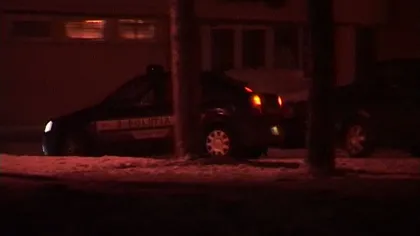 SENZAŢII Drift pe gheaţă cu maşina Poliţiei VIDEO