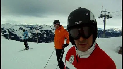 Din concediu, în vacanţă. Mazăre a schiat opt ore pe zi în Austria VIDEO