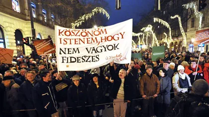 Tensiuni în Ungaria. Proteste la Budapesta din cauza noii Constituţii