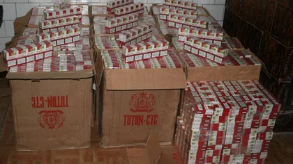 6.000 de pachete de ţigări de contrabandă au fost capturate de poliţiştii băcăuani