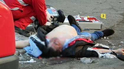 Primele imagini de la locul crimei din Oradea. Atacatorul a fost reţinut