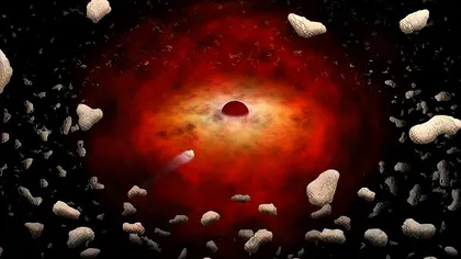 Gaura neagră supermasivă din centrul galaxiei noastre se hrăneşte cu asteroizi