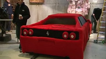 Un Ferrari de lână, cel mai nou exponat al muzeului Ripley's