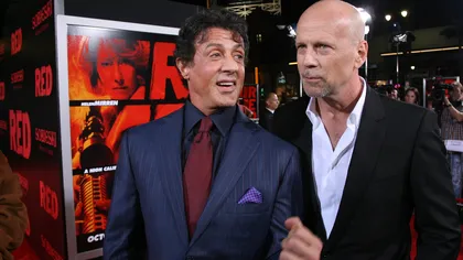 Sylvester Stallone şi Bruce Willis s-au luat la trântă într-un restaurant