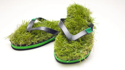 Papucii care îţi dau impresia că mergi cu picioarele goale prin iarbă FOTO