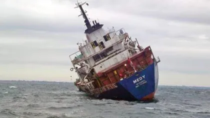 O navă cambodgiană s-a scufundat în Marea Neagră