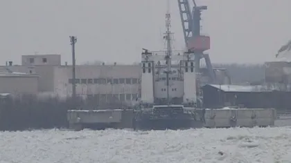 120 de nave sunt blocate pe Dunăre între Moldova Veche şi Calafat VIDEO