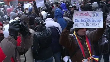 Opozanţii ACTA din România au ieşit în stradă VIDEO