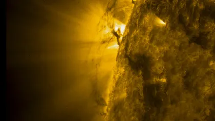 Imagini inedite ale unei tornade solare, mare cât Pământul VIDEO