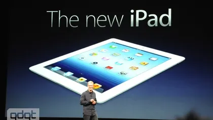 Apple a lansat noul iPad: Retina Display, iPhoto şi mai mulţi pixeli decât un televizor HDTV