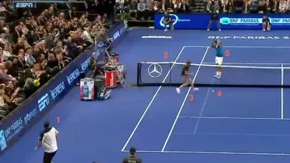Gestul care l-a îngrozit pe Federer. Vezi ce l-a speriat pe elveţian VIDEO